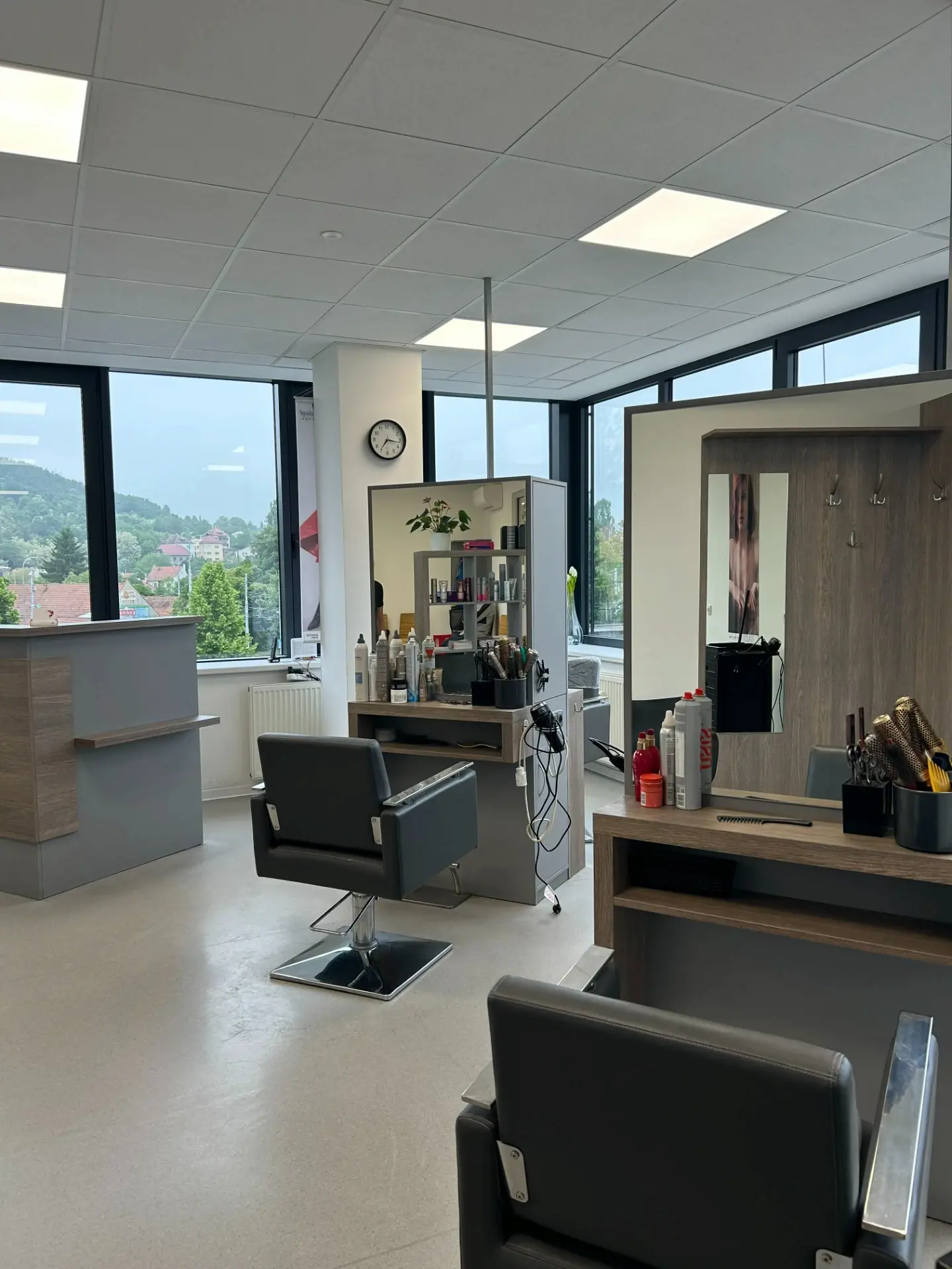 Kadeřnictví Hanela – interiér salonu